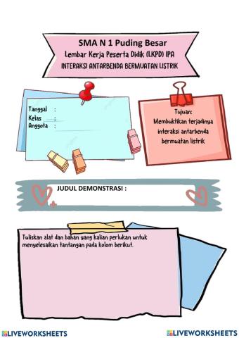 Pembuktian Muatan Listrik pada Benda