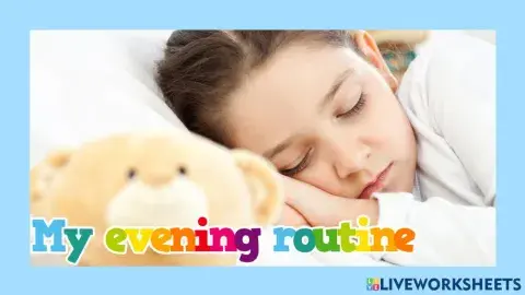 Listen and repeat: Evening routine