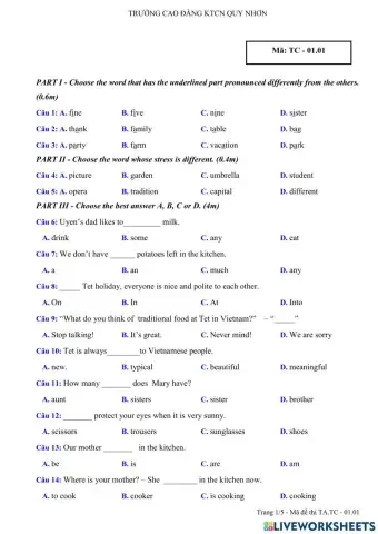 Tck- ta test 1- cdktcnqn