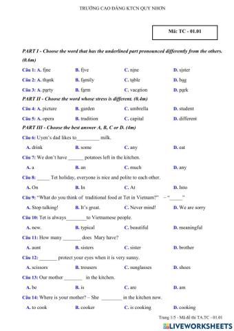 Tck- ta test 1- cdktcnqn