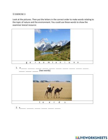 IE1, Unit 8, Speaking, Exercise 3