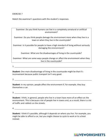 IE1, Unit 8, Speaking, Exercise 7