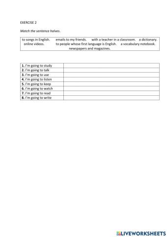 IE0, Unit 9, Grammar and Vocabulary, Exercise 2