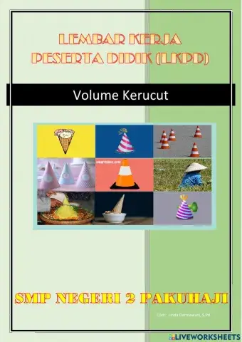 Luas Permukaan Kerucut