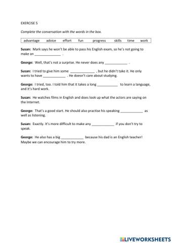 IE0, Unit 9, Grammar and Vocabulary, Exercise 5