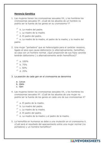 Herencia Genética