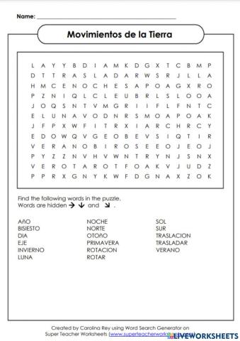 Movimientos de la Tierra