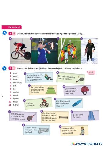 Listening activity unit 3