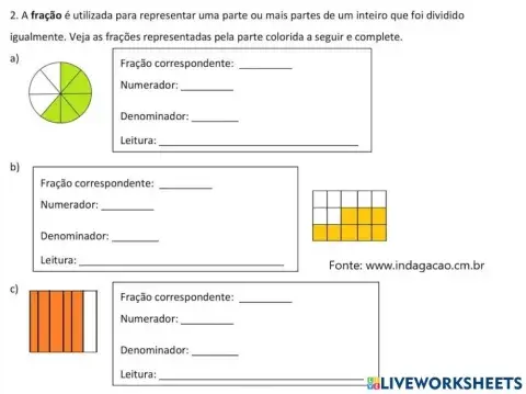 Completando Frações
