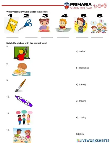 Vocabulary Units 1 and 2