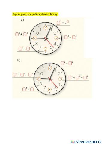 Wyrażenia z potęgami