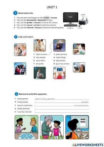 Unit 1 (a computer for the club)