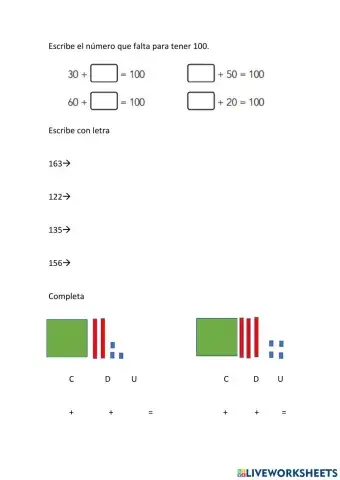 Centenas y calendario