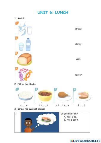 Unit 6 - Lunch
