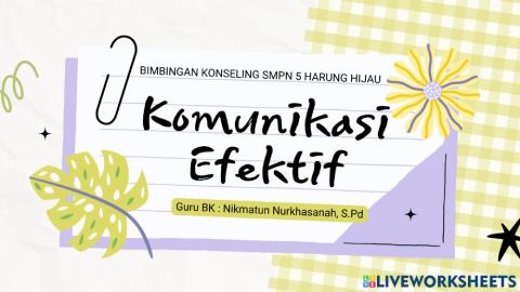 Komunikasi efektif