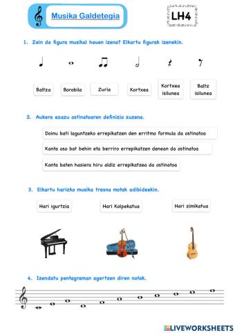Musika galdetegia LH4