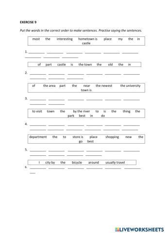 IE0, Unit 6, Listening and Speaking, Exercise 9