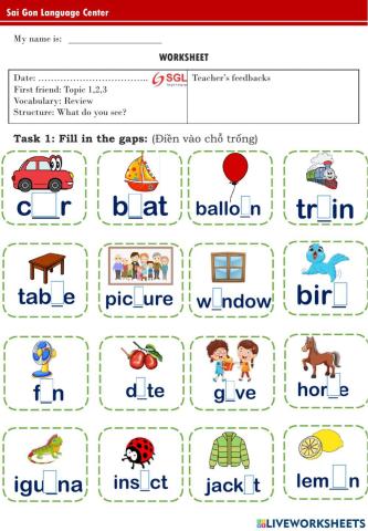 First friend - Review Topic 1,2,3