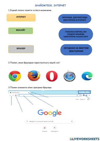 2 клас. Знайомимося з інтернетом