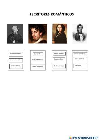 Escritores románticos 3