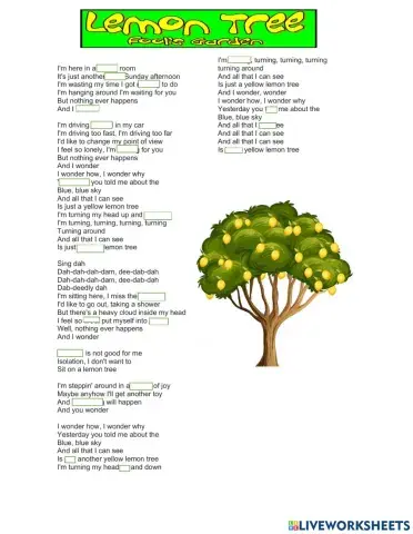 Lemon tree listen activity