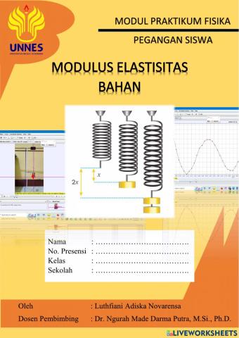 E-Modul Praktikum Modulus Elastisitas Bahan