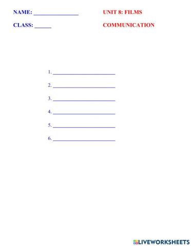 English 7 global unit 8 vocabulary communication