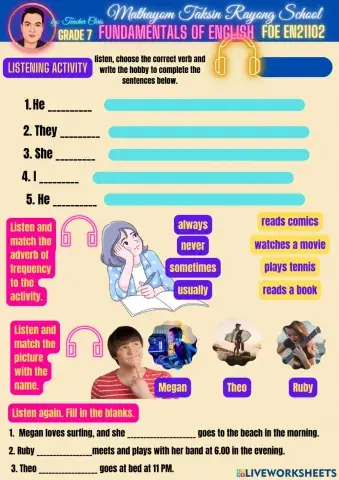 M1T2 Free-time Activities part 2