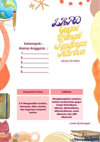LKPD Gugus Fungsi Senyawa Karbon