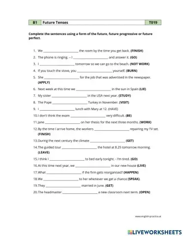 Talk about the future