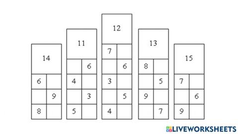 Склад чисел другого десятка