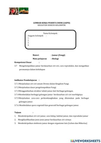 Pengamatan Struktur Jamur (Fungi)