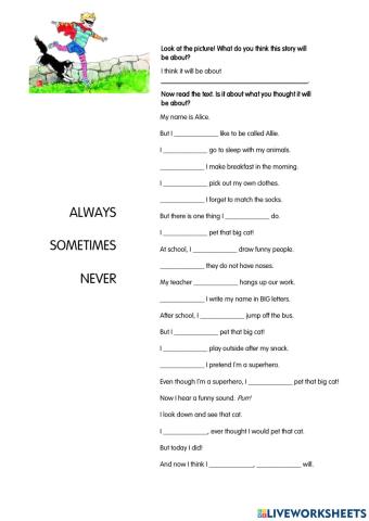 Always, Sometimes, Never