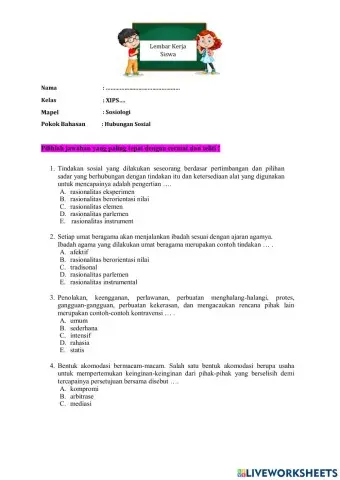 Hubungan Sosial