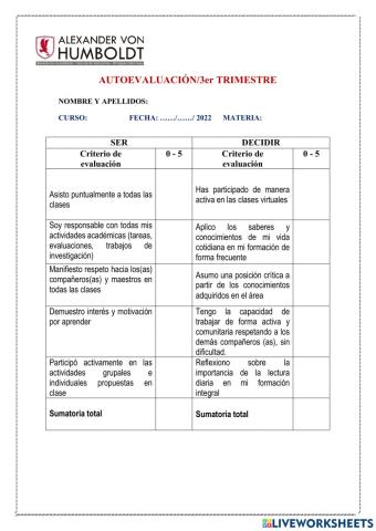 Autoevaluacion paralelo a-b