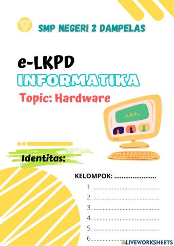 E-LKPD Informatika (Perangkat Keras)