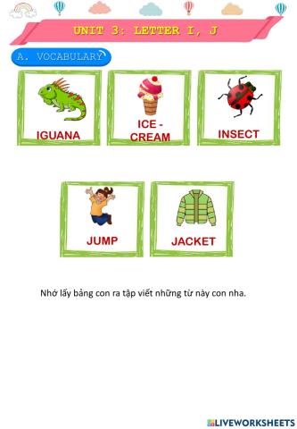 First friend- Topic 3 (I,J)