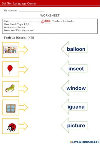 First friend - Review Topic 1,2,3