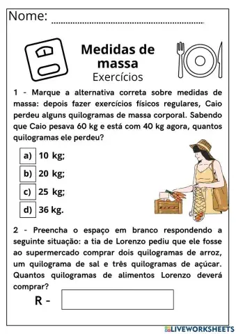 Medida de massa