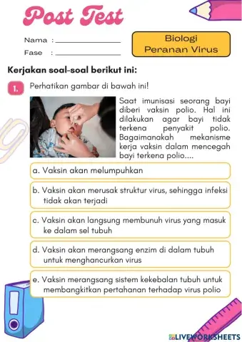 Posttest Peranan Virus E4