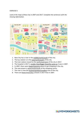 IE0, Unit 6, Reading and Writing, Exercise 6