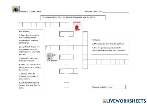 Funciones del Administrador de Base de Datos