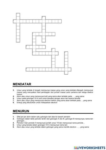 Puzzle sifat periodik