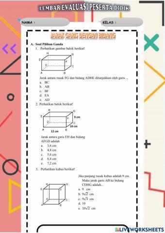 Evaluasi pertemuan 1