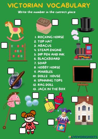 Victorian vocabulary