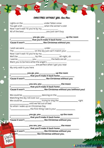 Christmas without you