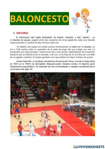 Baloncesto inicio