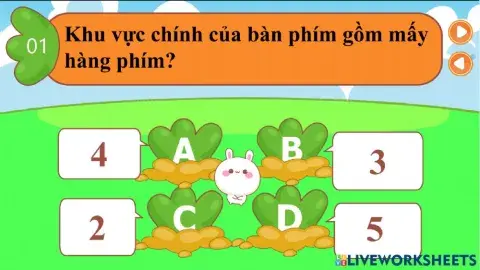 Bài 5: Sử dụng bàn phím