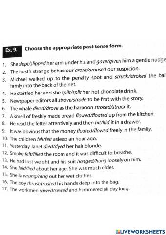 Past Simple. Regular and Irregular