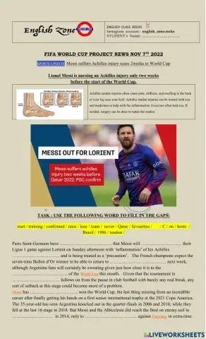 Breaking News Messi injured